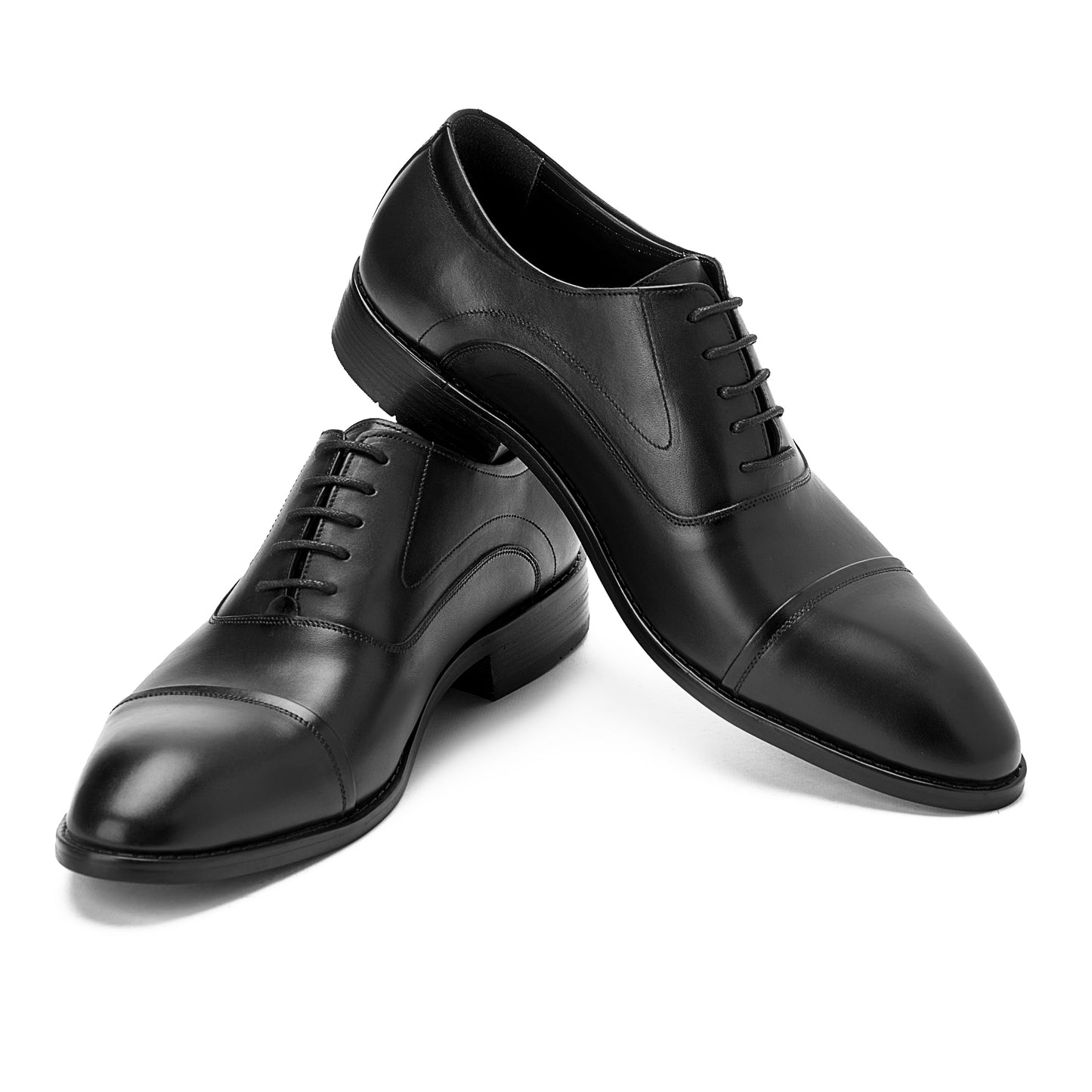 Madison Cap-Toe Oxfords Black