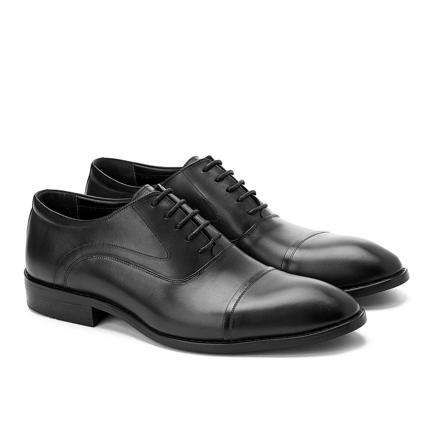 Madison Cap-Toe Oxfords Black