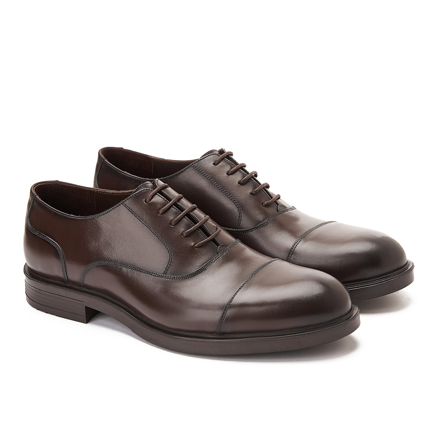 Concord Cap-Toe Oxfords Brown