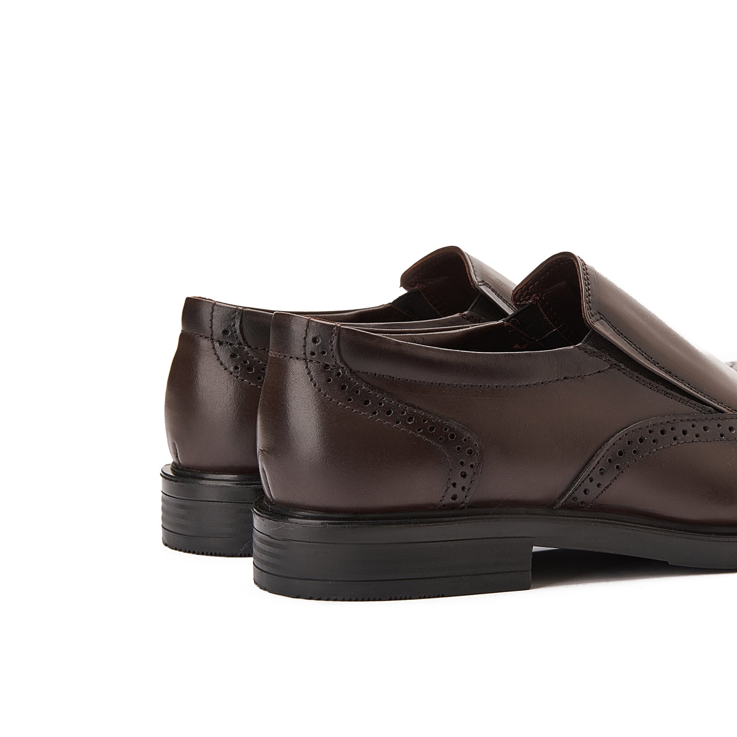 Reno Brogue Slip-Ons Brown