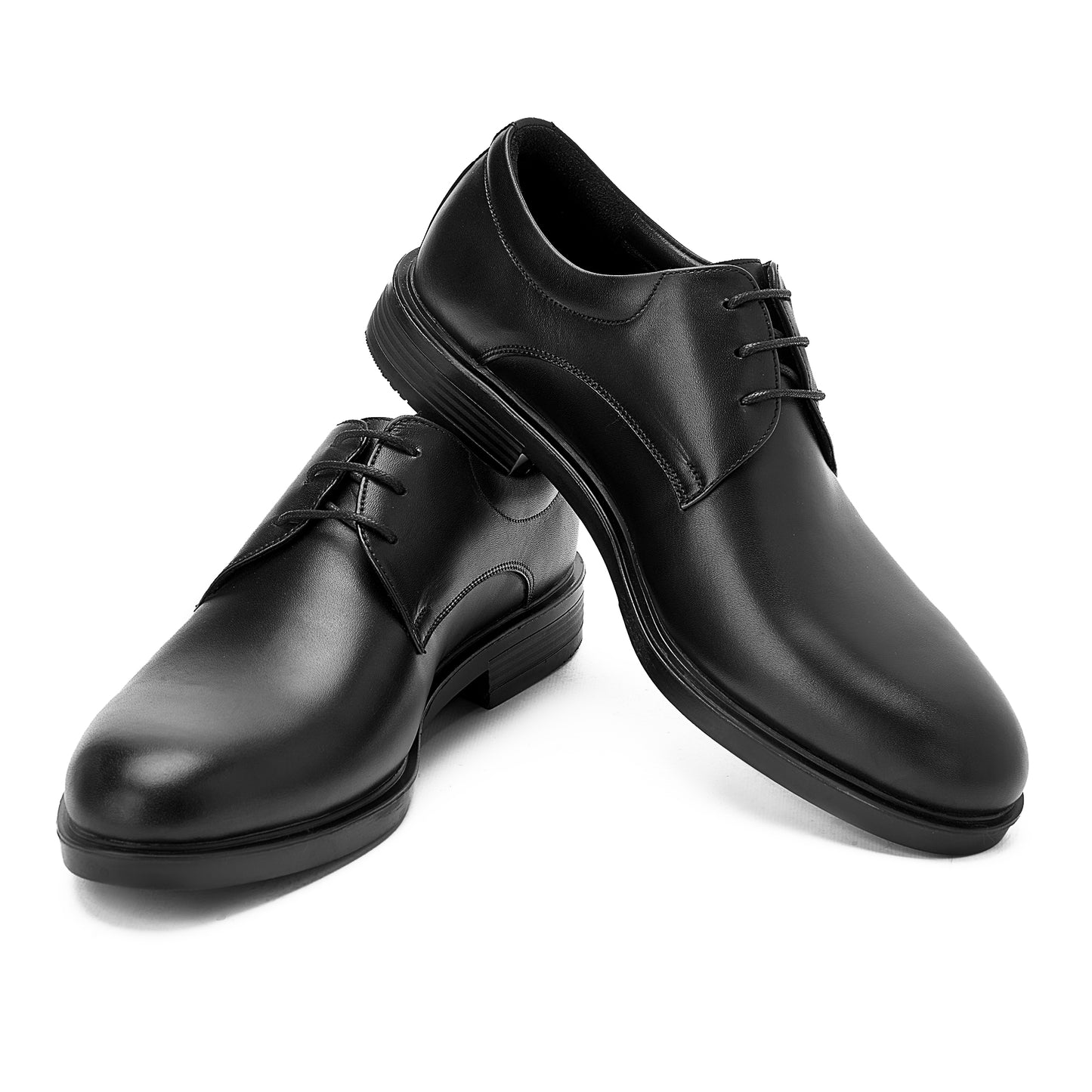 Denver Plain Toe Derbies Black