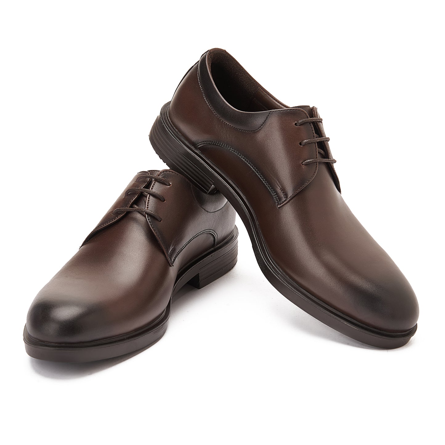 Denver Plain Toe Derbies Brown