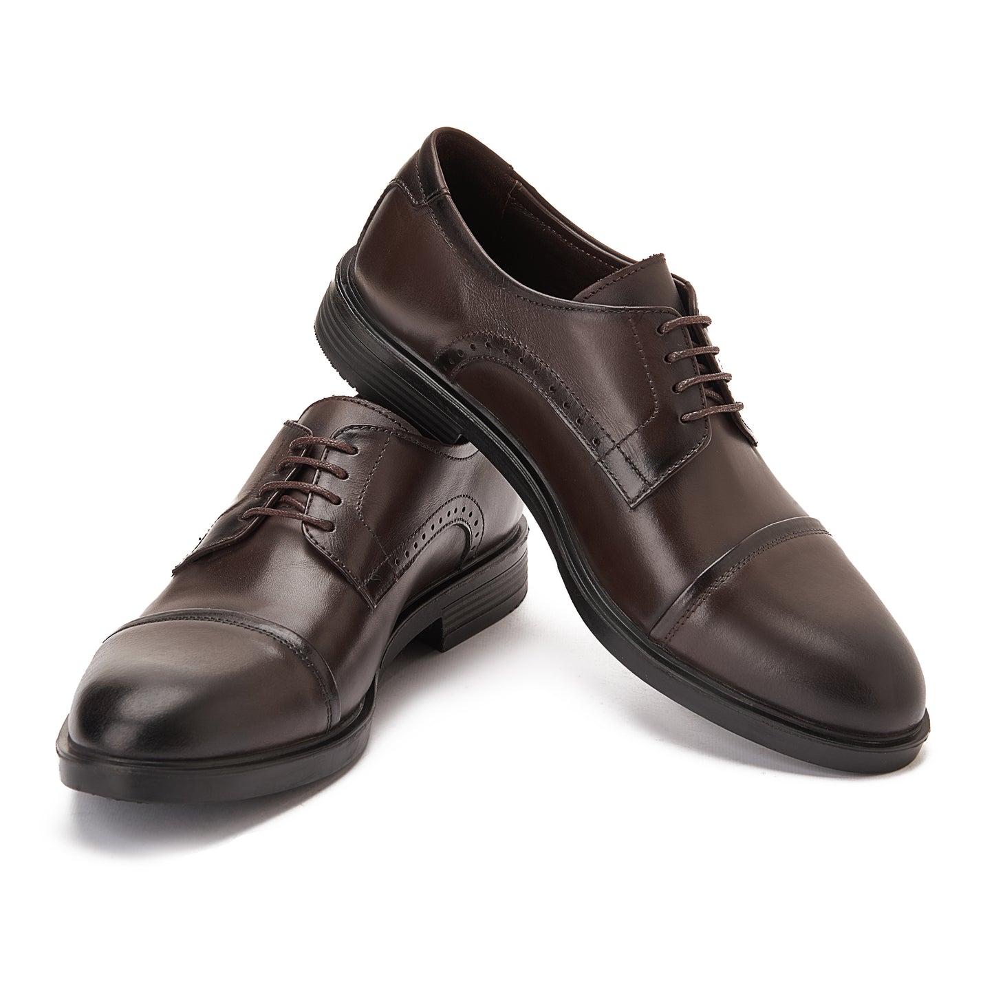 Tacoma Cap-Toe Derbies Brown