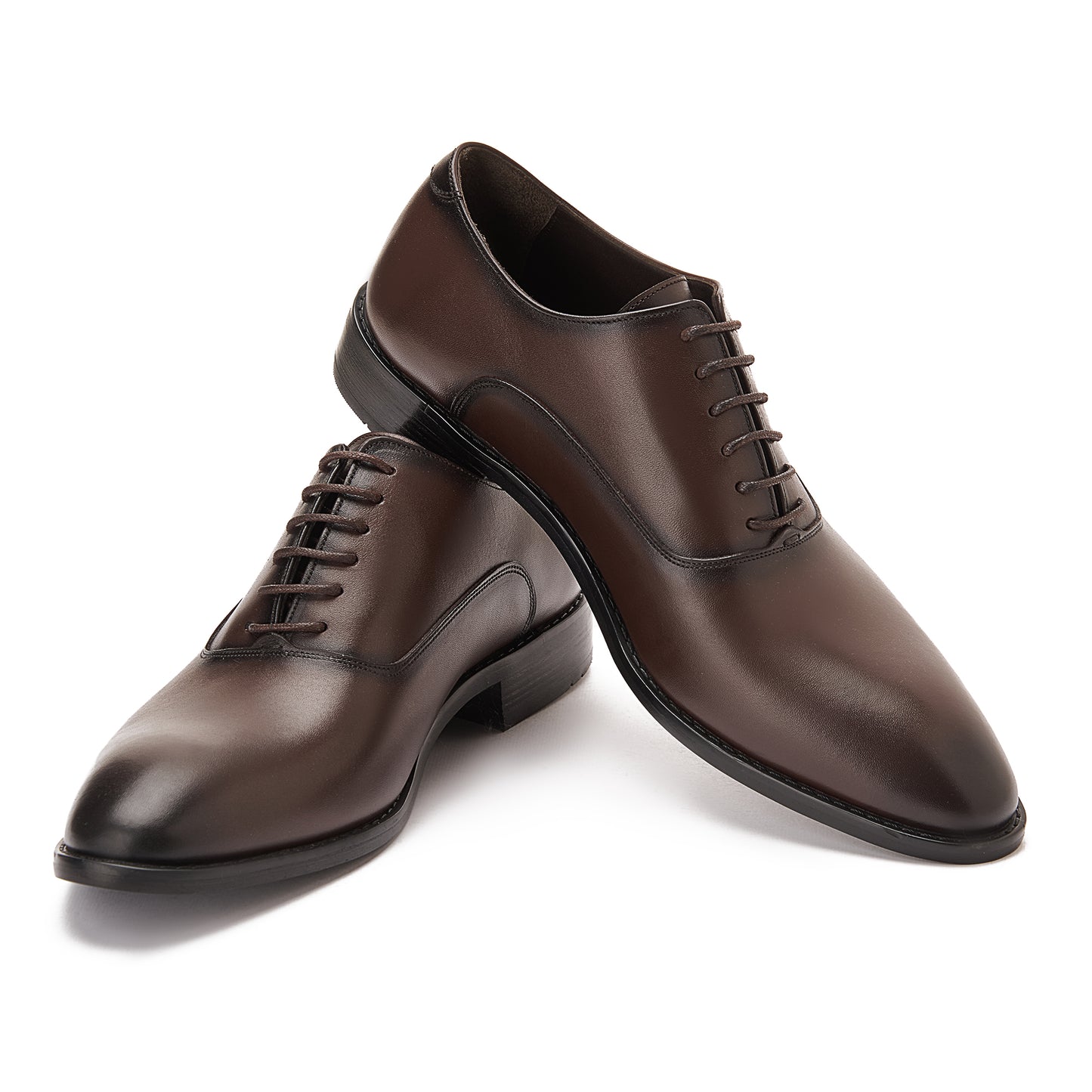 Charleston Plain Toe Oxfords Brown