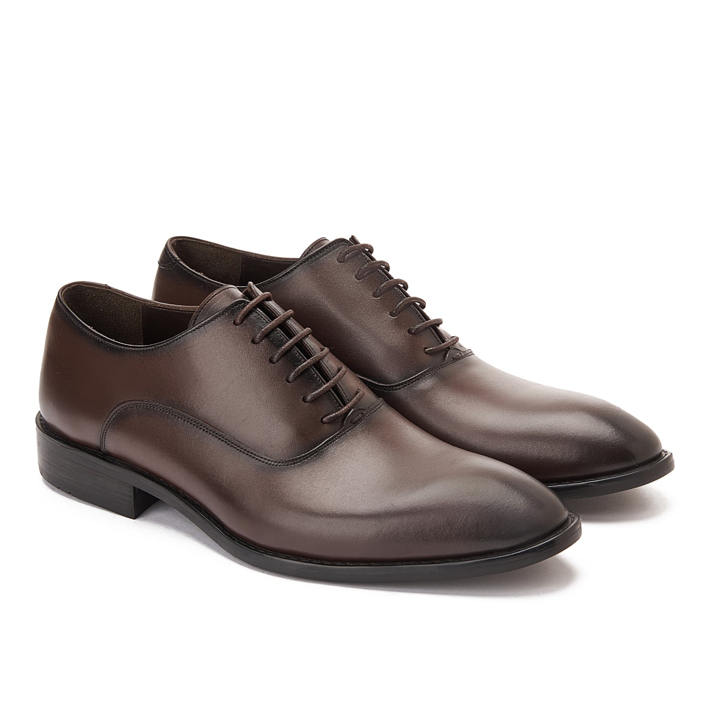 Charleston Plain Toe Oxfords Brown