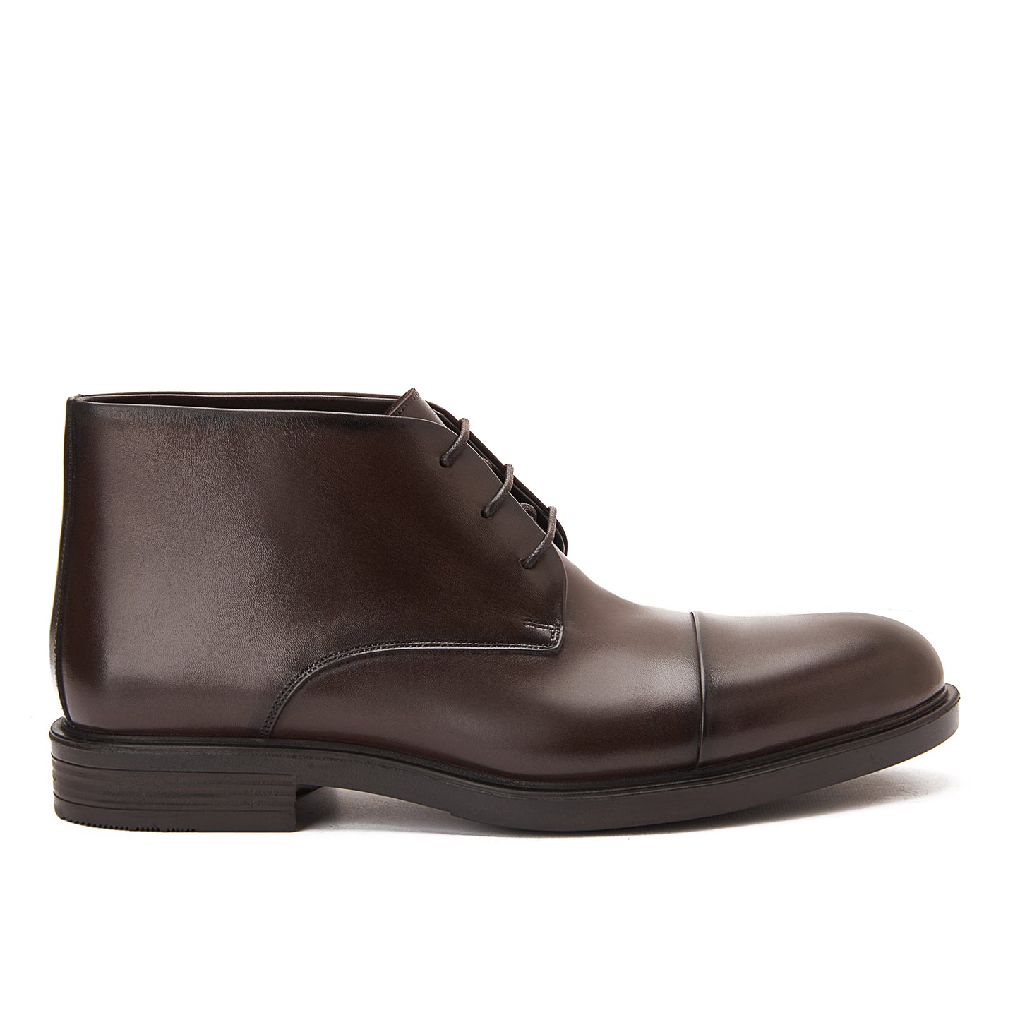 Peak Cap-Toe Boots Brown